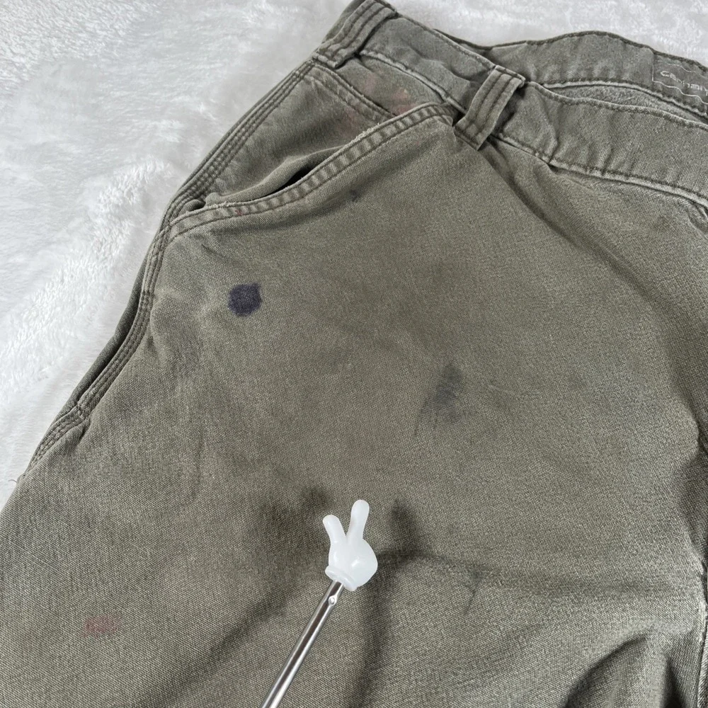 Carhartt Rugged Flex Relaxed Fit Duck Utility Black Work‎ Pant BN3279-M 38x32